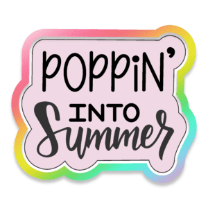 Poppin into Summer Cookie Cutter 3D Download