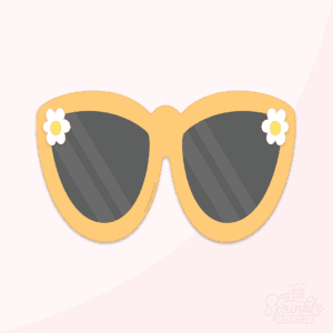Retro Sunglasses Cookie Cutter 3D Download