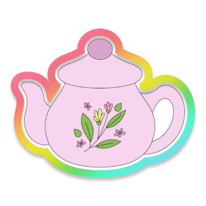Tea Pot Cookie Cutter 3D Download