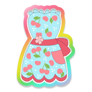 Apron Cookie Cutter 3D Download