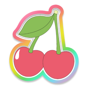 Cherry Bunch Cookie Cutter 3D Download
