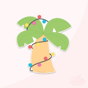 Christmas Palm Tree Cookie Cutter 3D Download