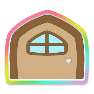 Pointed Fairy Door Cookie Cutter 3D Download
