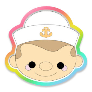 Sailor Head Cookie Cutter 3D Download