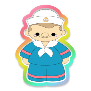 Sailor Cookie Cutter 3D Download