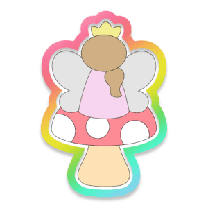 Toadstool Fairy Cookie Cutter 3D Download
