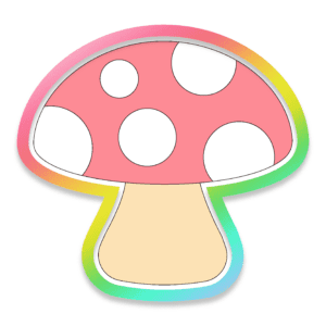 Toadstool Cookie Cutter 3D Download