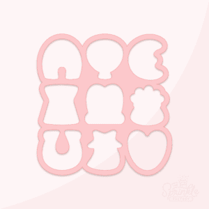 Clipart of the marshmallow charms multi cutter.