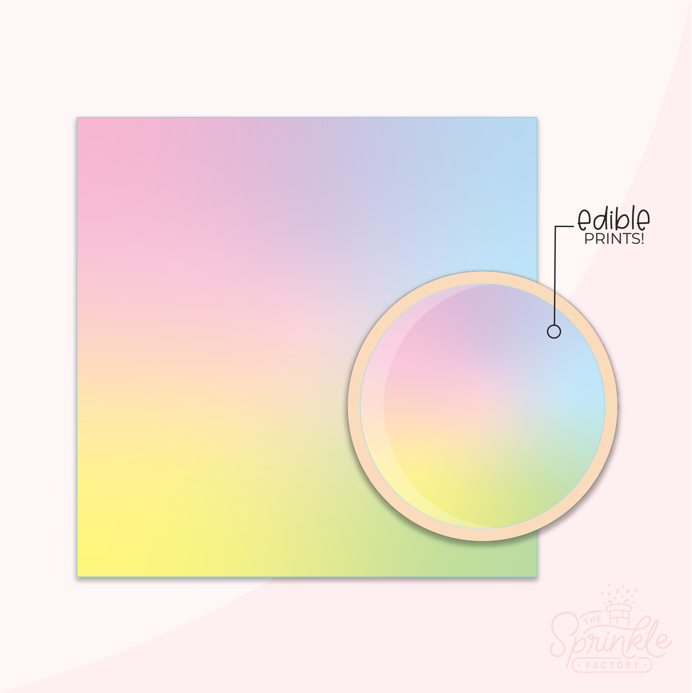 Easter Rainbow Print Preview Image