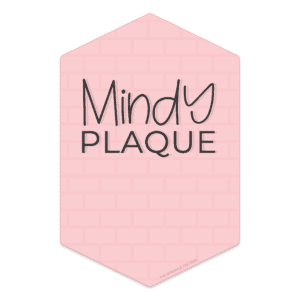 Clipart of a rectangle with pointed ends with a pink brick pattern.