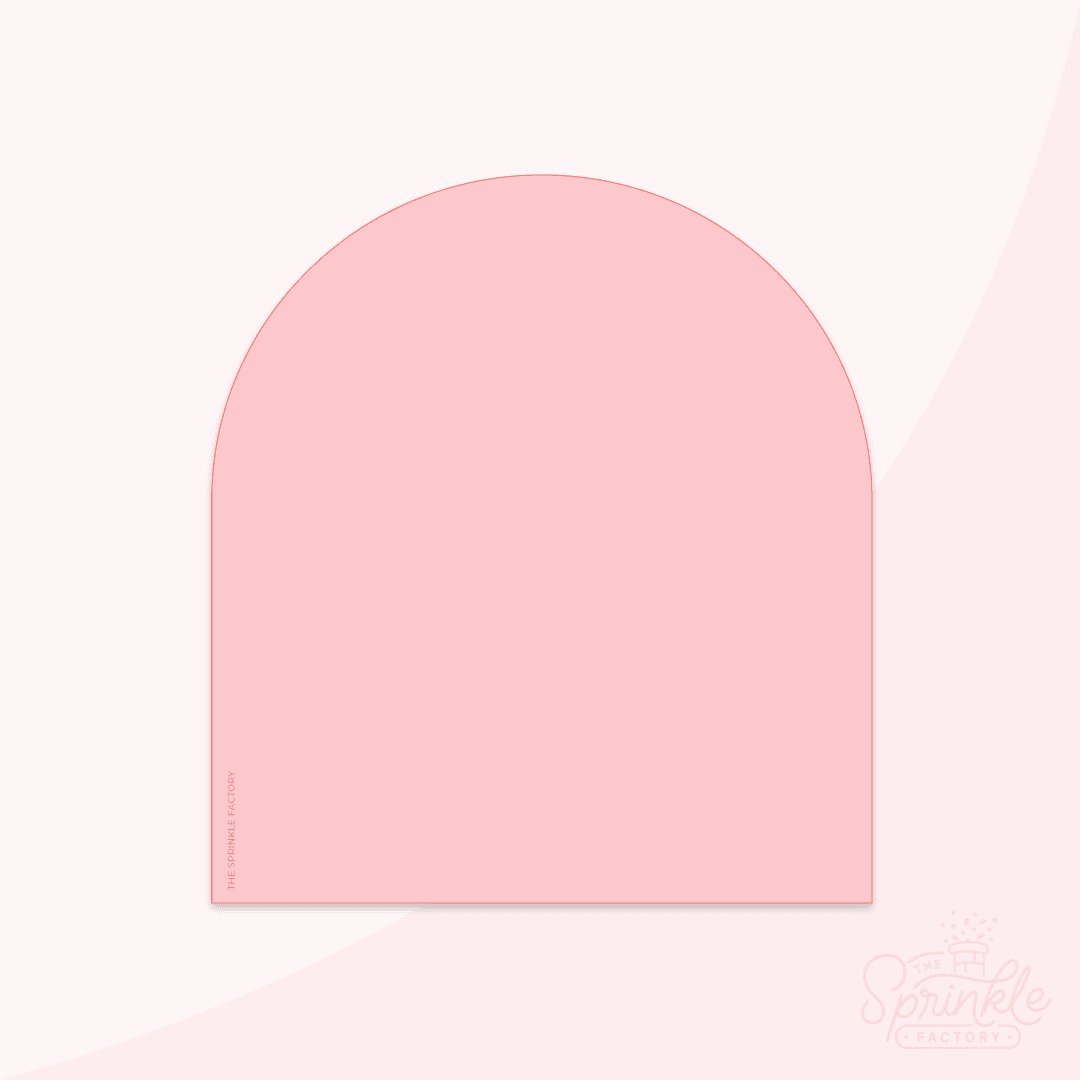 Round Wide Arch Pink Preview