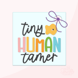 Tiny Human Tamer Tag Pink Preview