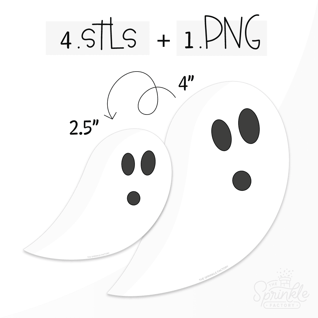 Clipart of a white ghost with black eyes and round mouth.